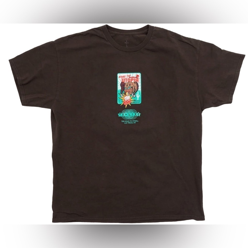 Travis Scott Road to Utopia Las Vegas Joker T-shirt 2XL